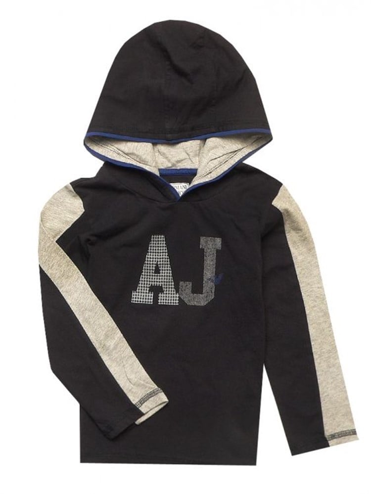 Armani Kapüşonlu Sweatshirt - Lacivert