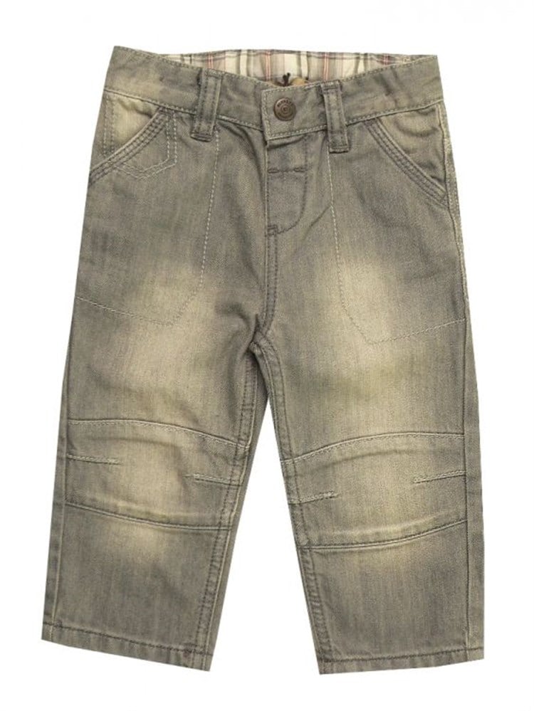 Bluekey Erkek Bebek  Pantolon-Gri Denim