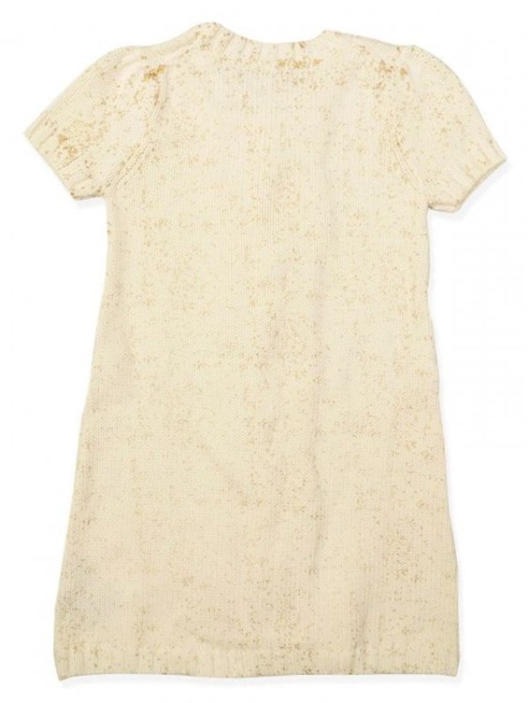 DKNY Triko Elbise - Krem