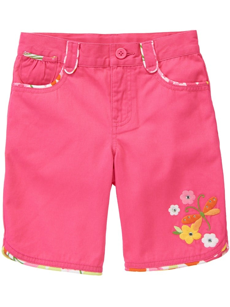 Gymboree Çiçek Nakışlı Şort
