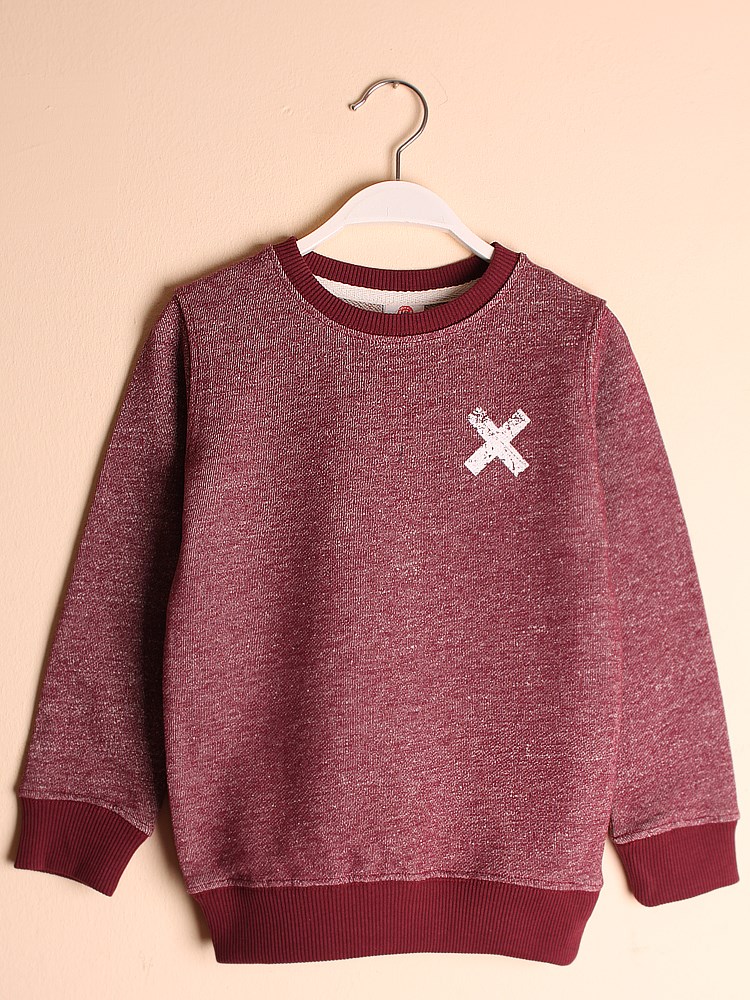 State of Kids Houston Sweatshirt - Bordo Brave