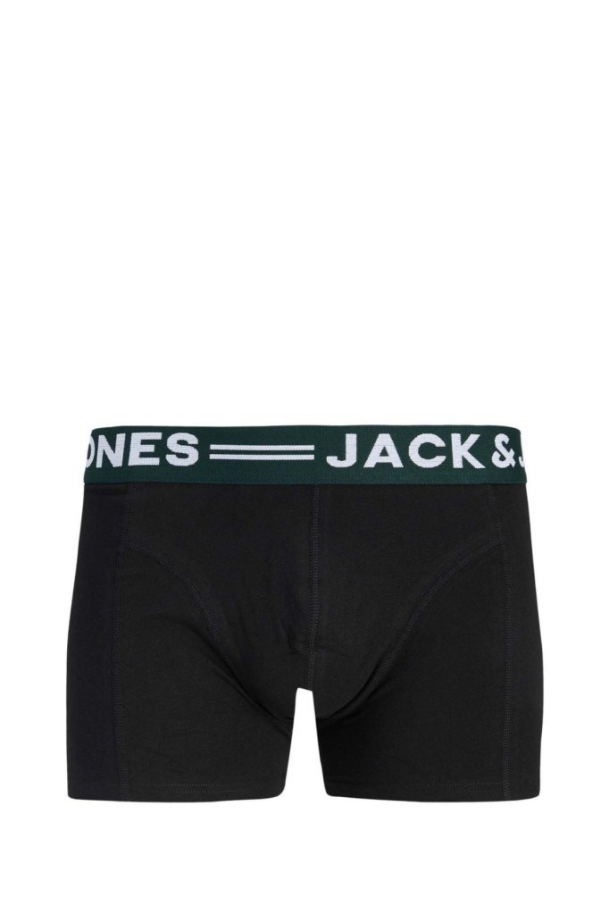 12081832 SENSE TRUNKS 3-PACK NOOS BLACK ERKEK BOXER