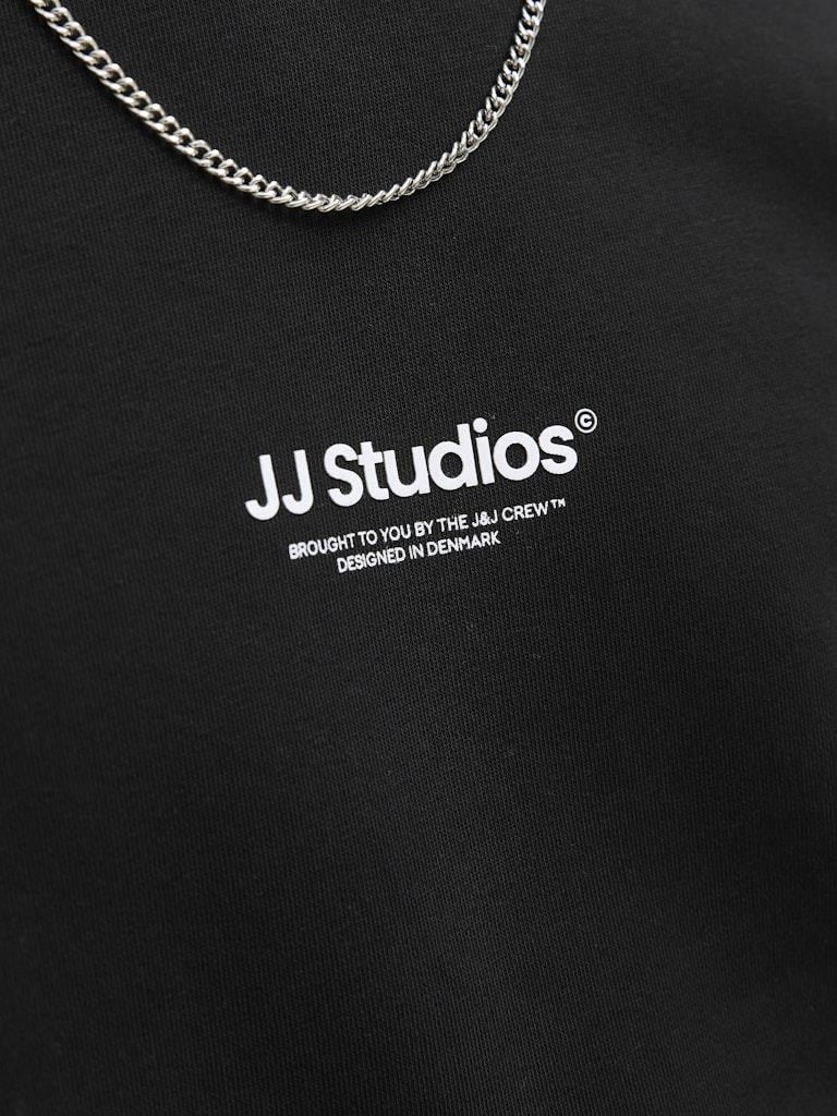 12278791 JJESOHO SWEAT BLACK ERKEK SWEATSHİRT