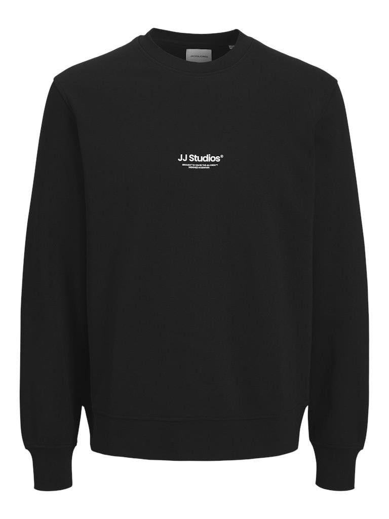 12278791 JJESOHO SWEAT BLACK ERKEK SWEATSHİRT