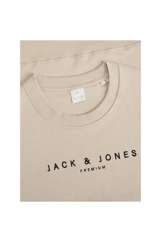 12283436-JPRCCJAYSON SWEAT CREW NECK GREY SILVER ERKEK SWEATSHİRT
