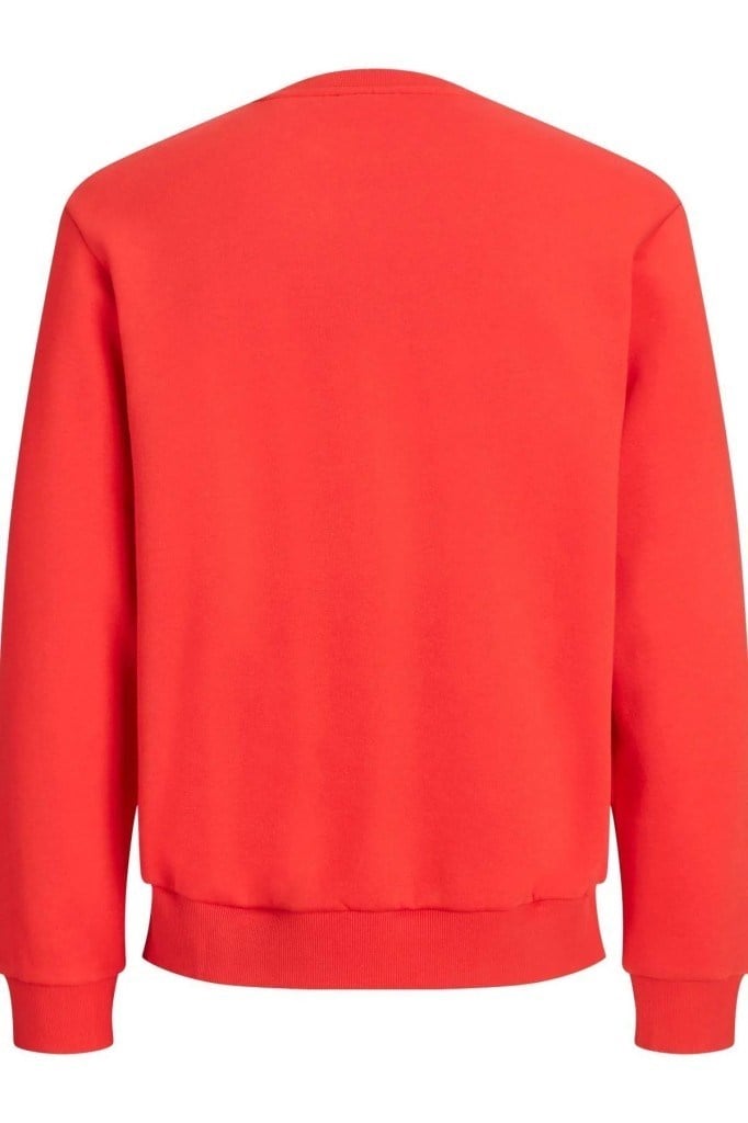 12290659 JORLOGO SWEAT FIERY RED ERKEK SWEATSHİRT