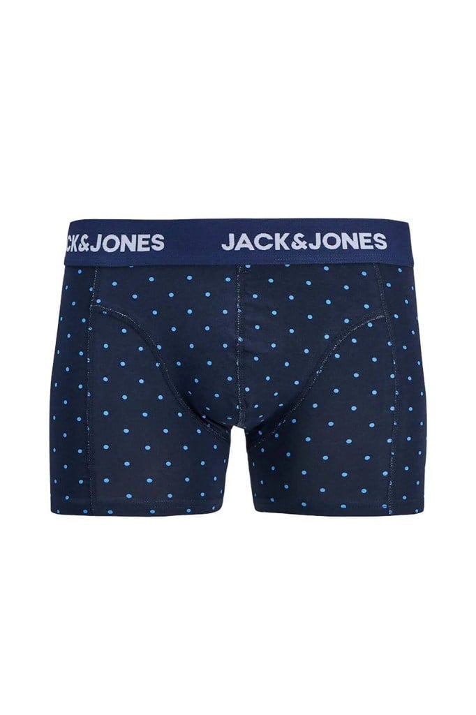 12298171 JACANTHONY PRINT TRUNKS 3 PACK BLUE ERKEK BOXER