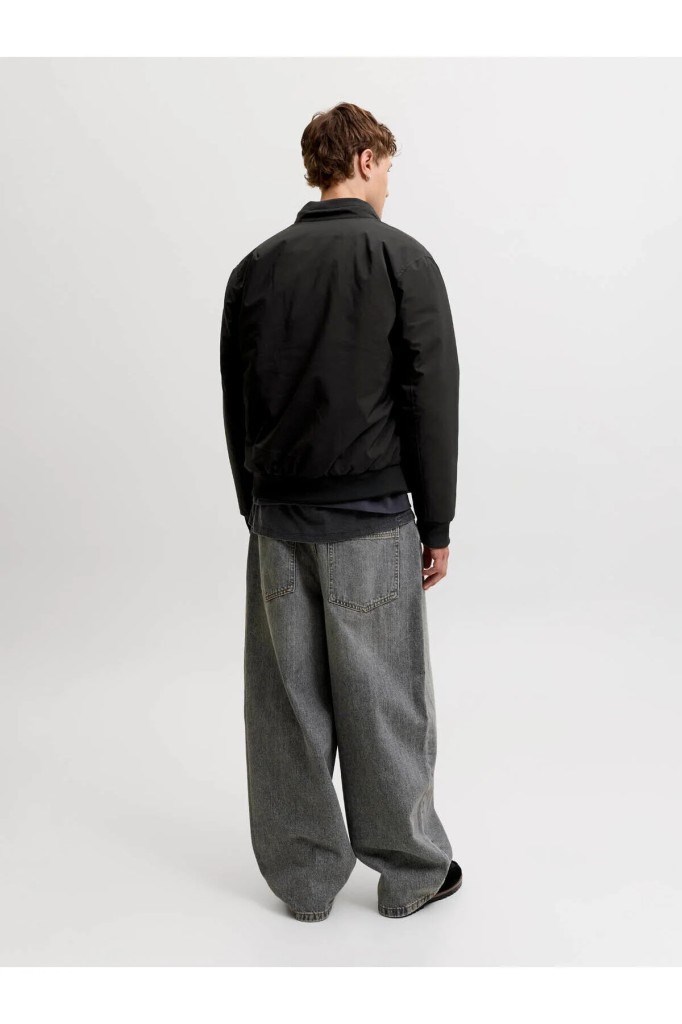 12298825 JJEBROOKLYN BOMBER SN BLACK ERKEK CEKET