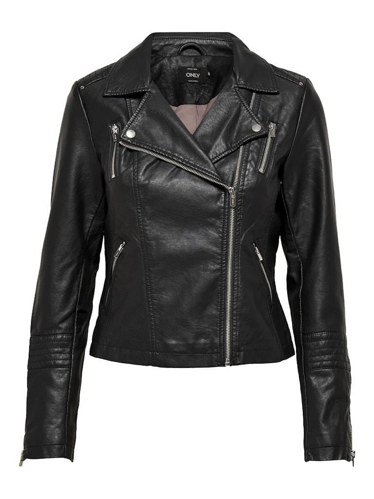 15153079 ONLGEMMA FAUX BLACK KADIN DERİ MONT