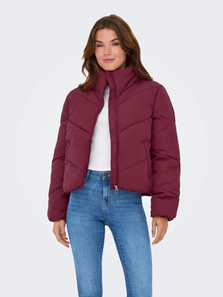 15308639 ONLMAGGI CABERNET PUFFER KADIN KISLIK MONT