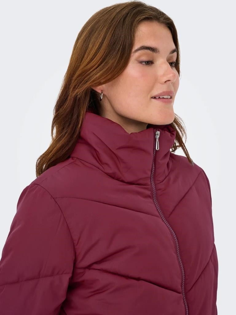 15308639 ONLMAGGI CABERNET PUFFER KADIN KISLIK MONT
