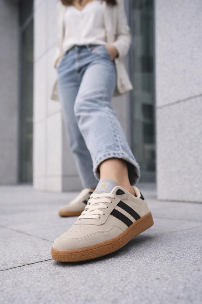 Bej Kahve Kadın Sneaker N-3262