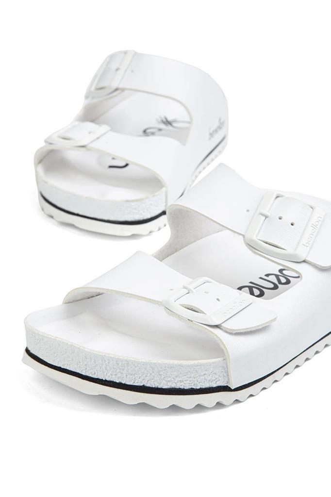 BENETTON BN-1321 BEYAZ KADIN TERLİK