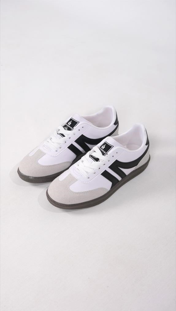 Beyaz Siyah Kadın Sneaker N-3272