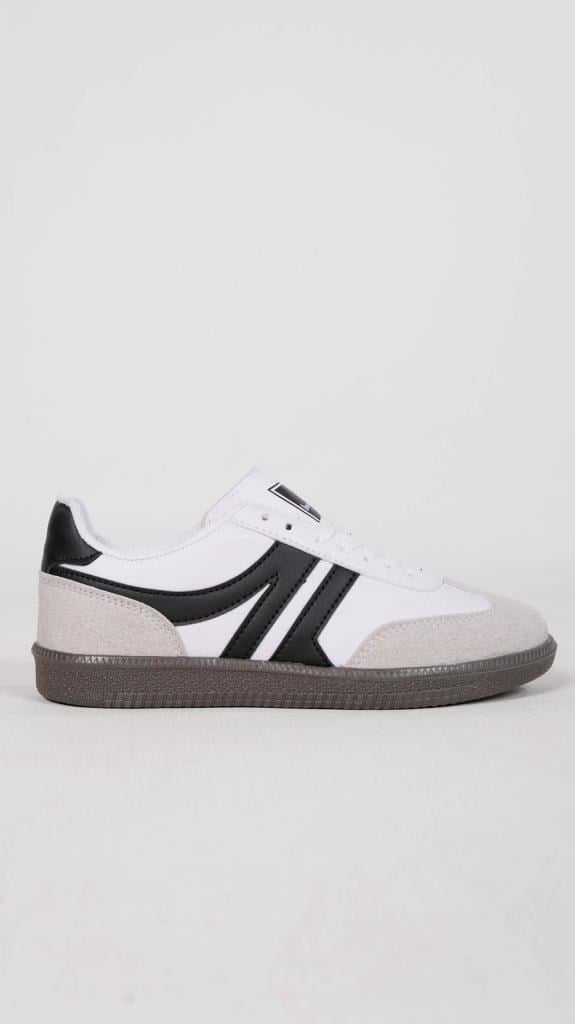 Beyaz Siyah Kadın Sneaker N-3272