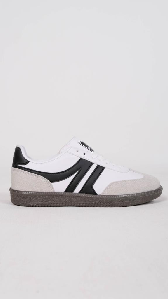 Beyaz Siyah Kadın Sneaker N-3272