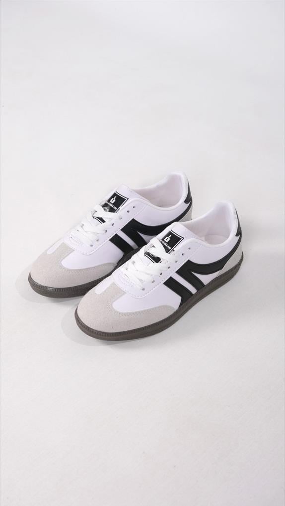 Beyaz Siyah Kadın Sneaker N-3272