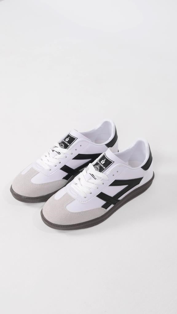 Beyaz Siyah Kadın Sneaker N-3274