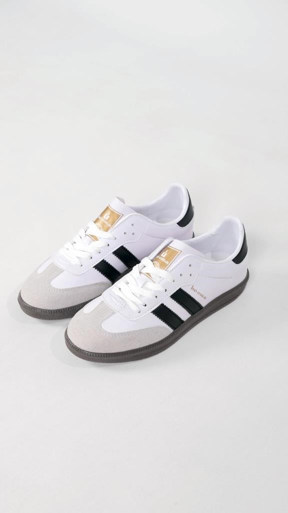 Beyaz Siyah Kadın Sneaker N-3276