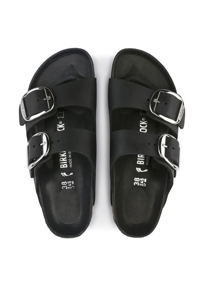 BIRKENSTOCK ARIZONA BIG BUCKLE BLACK ÇİFT BANTLI KADIN TERLİK