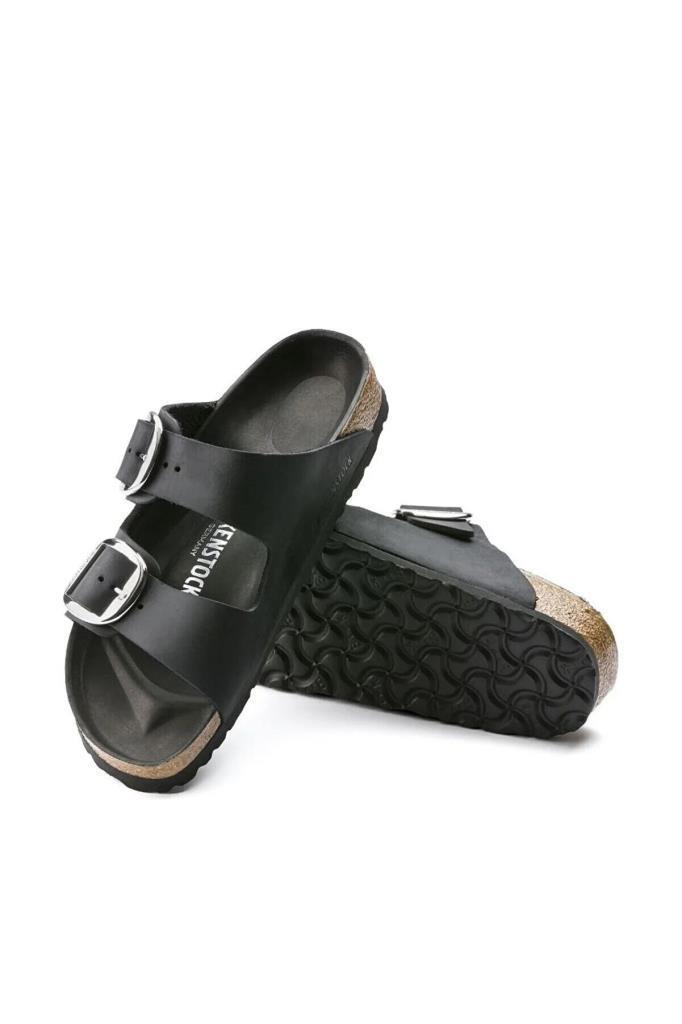 BIRKENSTOCK ARIZONA BIG BUCKLE BLACK ÇİFT BANTLI KADIN TERLİK
