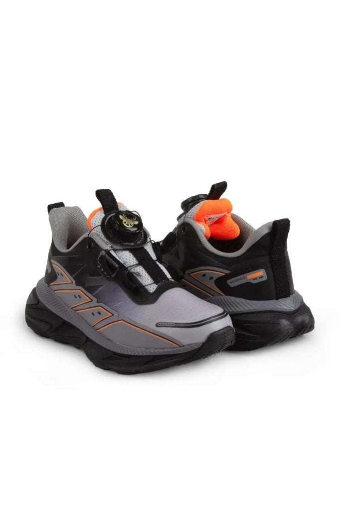 BUCK3116 DARK GREY ORANGE ÇOCUK SNEAKER