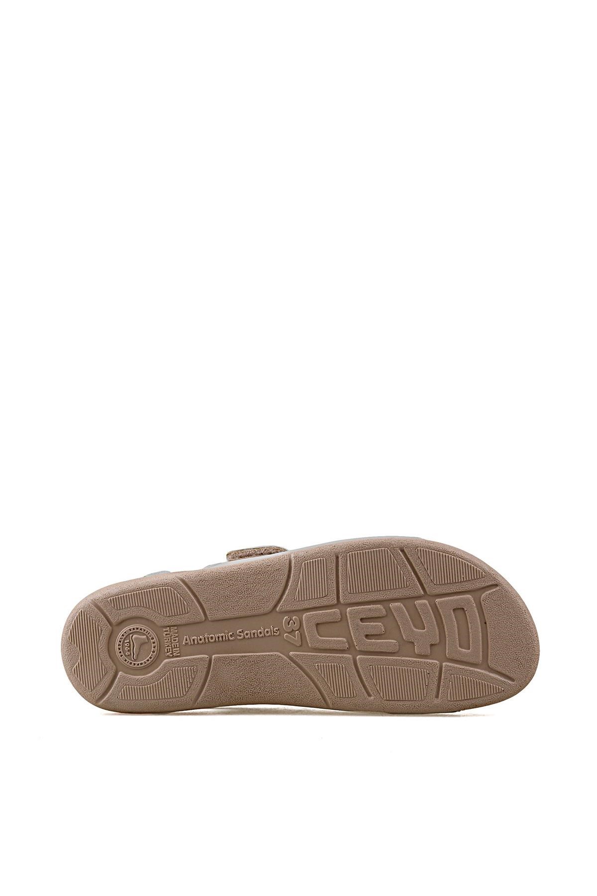 CEYO 1300-4 BEJ KADIN SANDALET