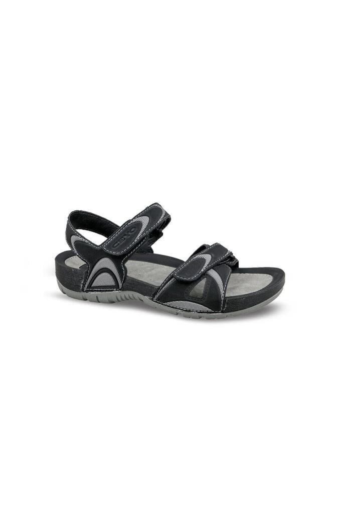 CEYO 9828-3 SİYAH ANATOMİK KADIN SANDALET