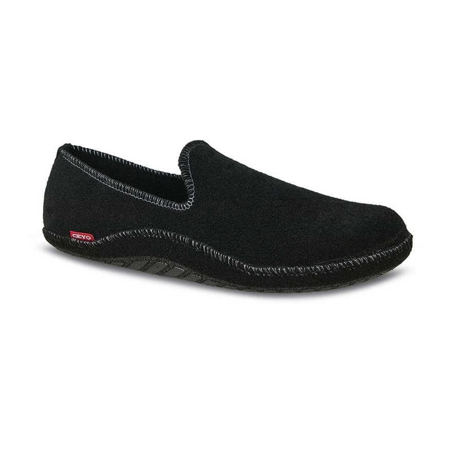 CEYO PUFFI-M3 SİYAH ERKEK EV AYAKKABISI