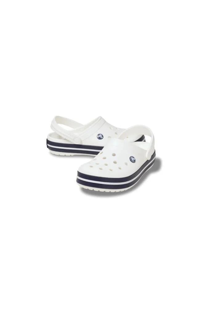 CROCS 11016-CROCBAND 1WW-WHITE/WHITE/NAVY ERKEK TERLİK