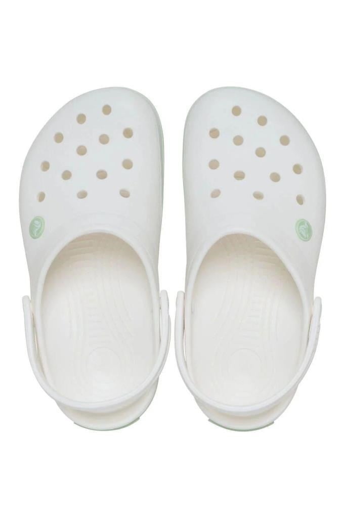 CROCS 11016-CROCBAND 1YL-WHITE/SERENE GREEN UNİSEX TERLİK