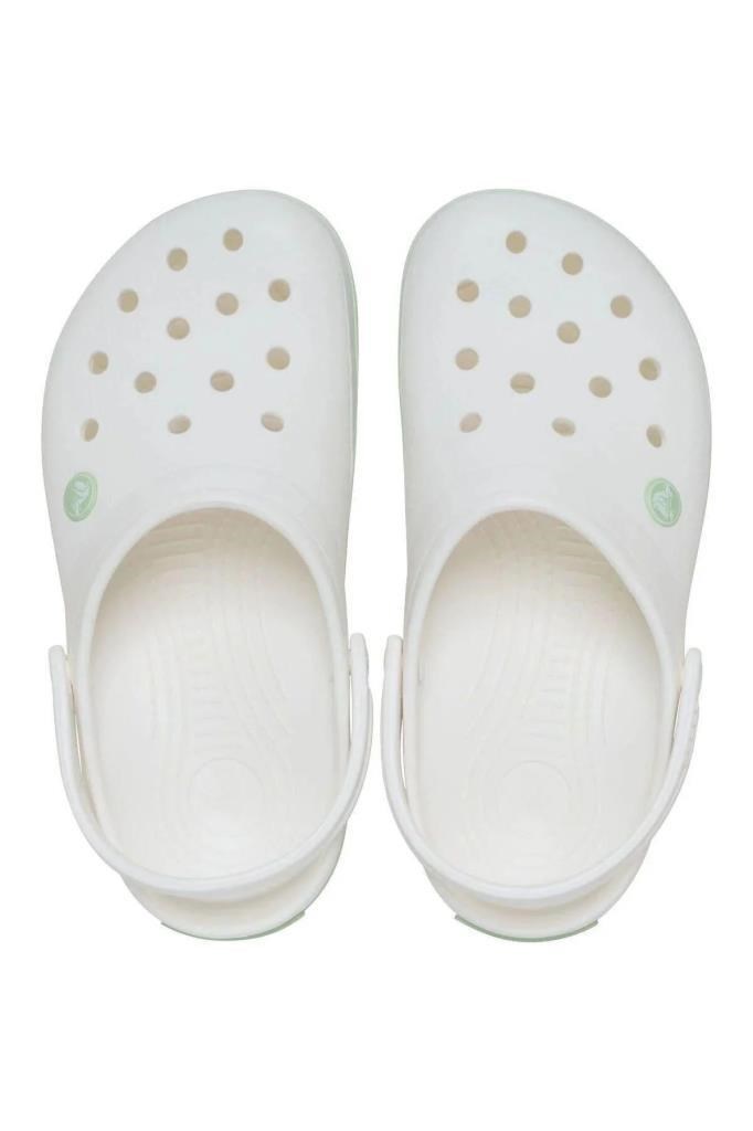 CROCS 11016-CROCBAND 1YL-WHITE/SERENE GREEN UNİSEX TERLİK