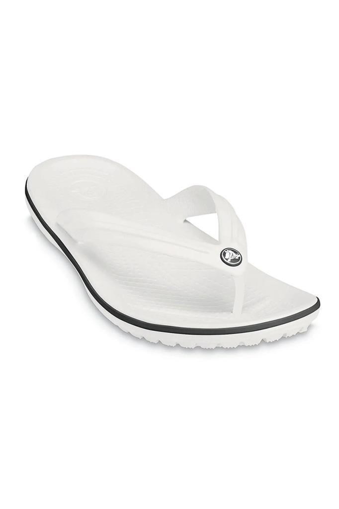 CROCS 11033 - CROCBAND FLIP 100-WHITE PARMAK ARASI UNİSEX TERLİK