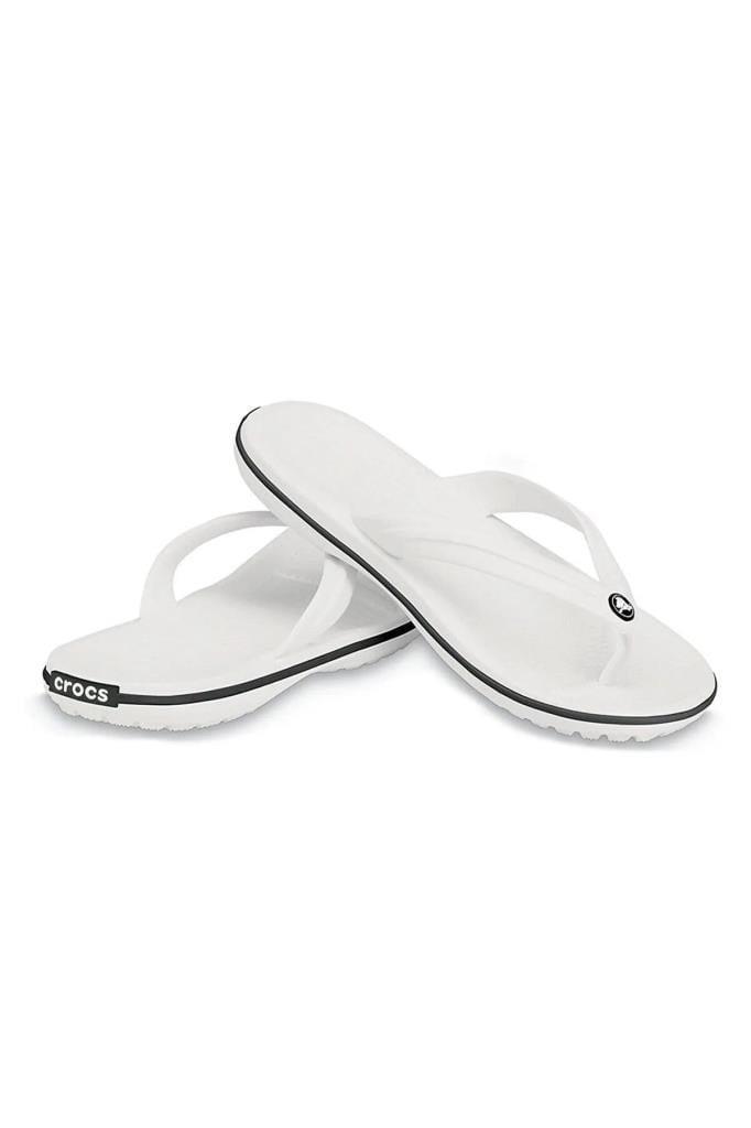 CROCS 11033 - CROCBAND FLIP 100-WHITE PARMAK ARASI UNİSEX TERLİK