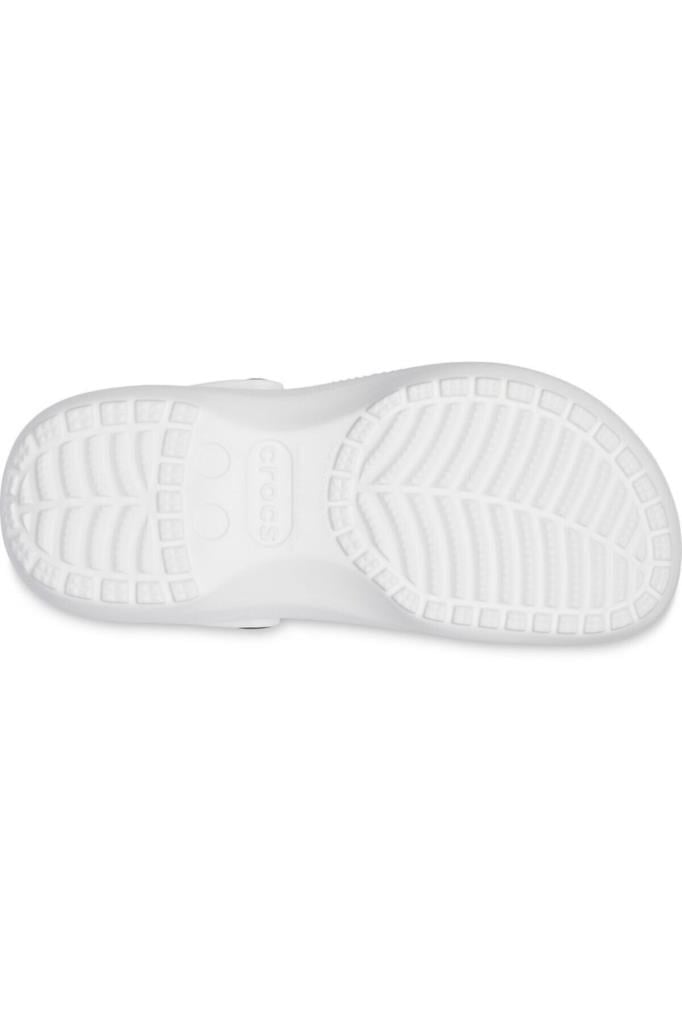 CROCS 206750 - CLASSIC PLAT 100-WHITE PLATFORM TABAN KADIN TERLİK