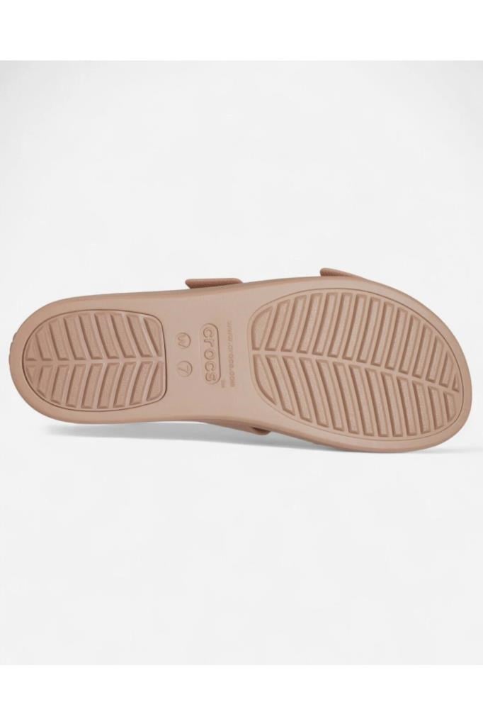 CROCS 207431-BROOKLYN BUCKLE ZQ9-LATTE KADIN TERLİK