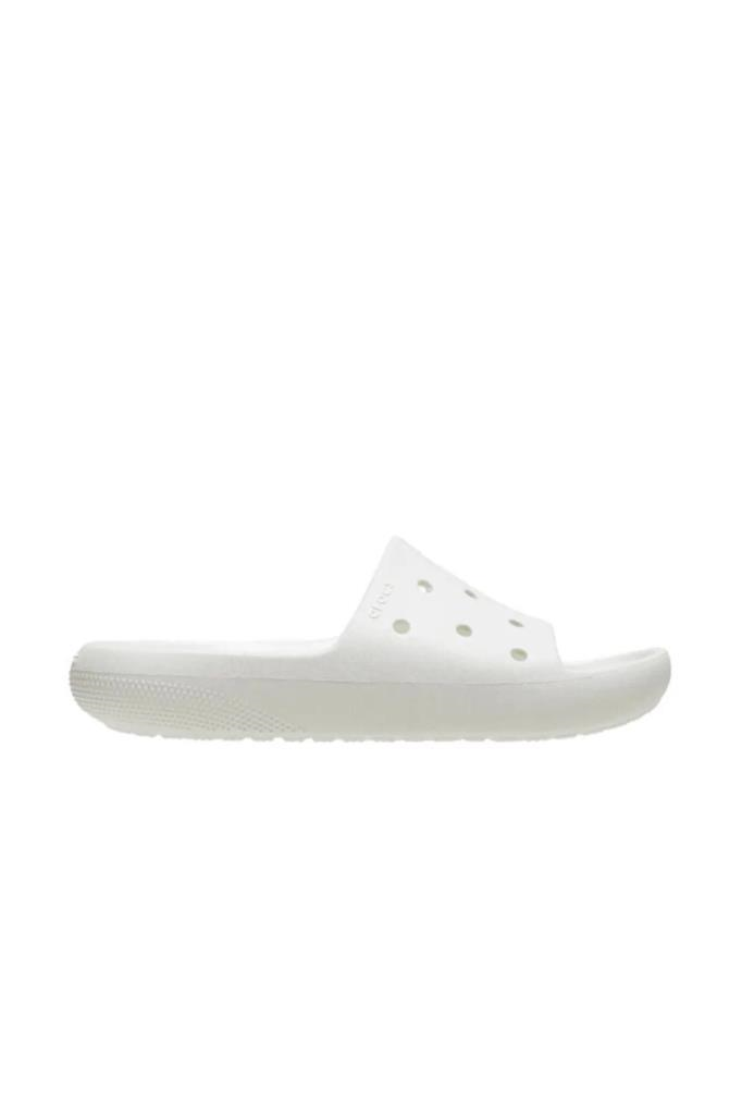 CROCS 209401-CLASSIC SLIDE V2 100-WHITE UNİSEX TERLİK