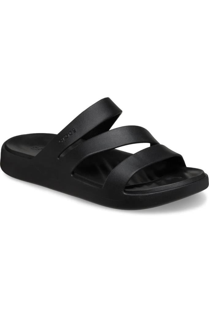CROCS 209587 - GATAWAY STRAPPY 001- BLACK PARMAK ARASI KADIN TERLİK