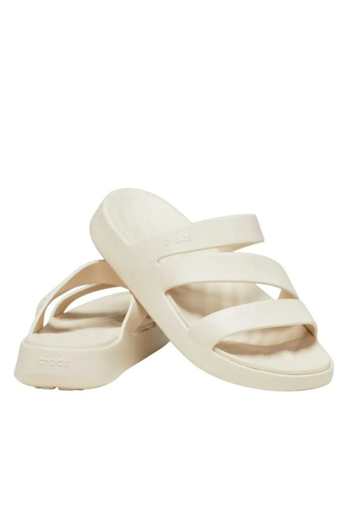 CROCS 209587-GETAWAY STRAPPY 160-STUCCO KADIN TERLİK