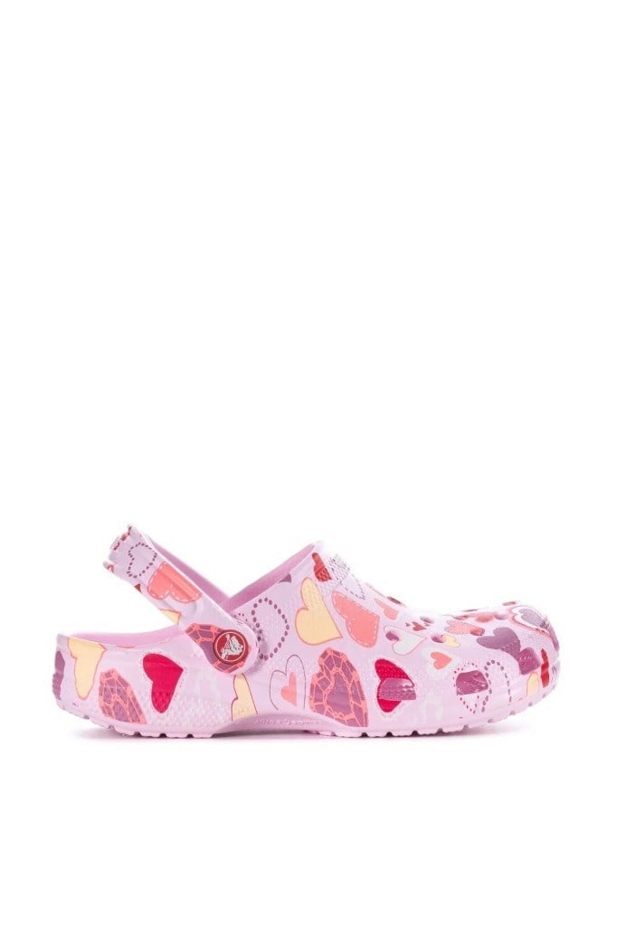 CROCS 209682-CLASSIC VDAY CLOG 7CI-PINK KADIN TERLİK
