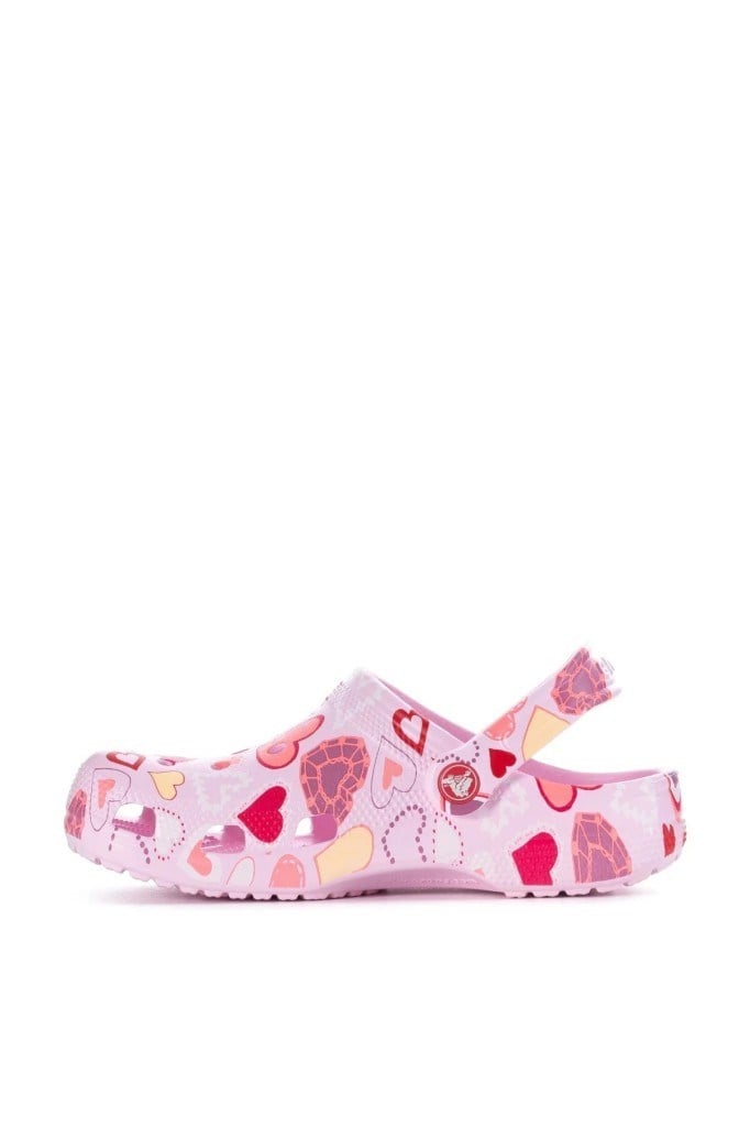 CROCS 209682-CLASSIC VDAY CLOG 7CI-PINK KADIN TERLİK