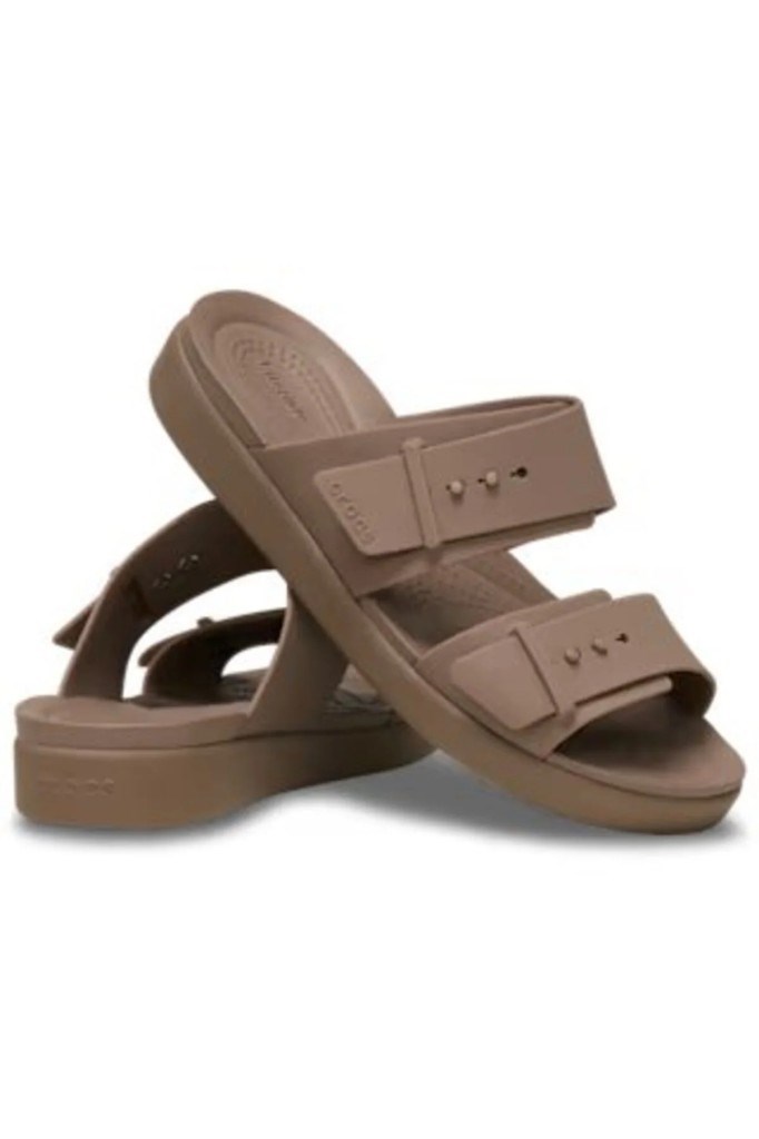 CROCS 211215-BROOKLYN BUCKLE LOW 2Q9-LATTE KADIN TERLİK