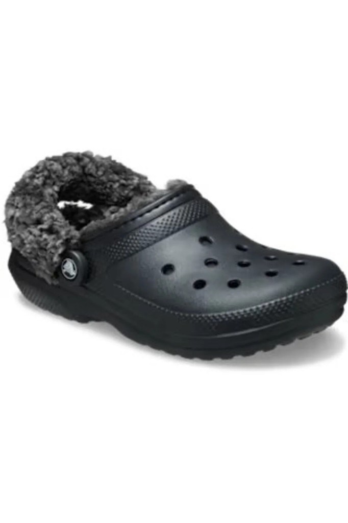 CROCS 211396-CLSC FLC LINED CG 001-BLACK KADIN TERLİK