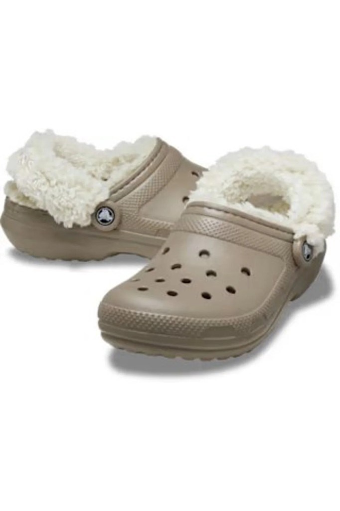 CROCS 211396-CLSC FLC LINED CG 195-MUSHROOM KADIN TERLİK