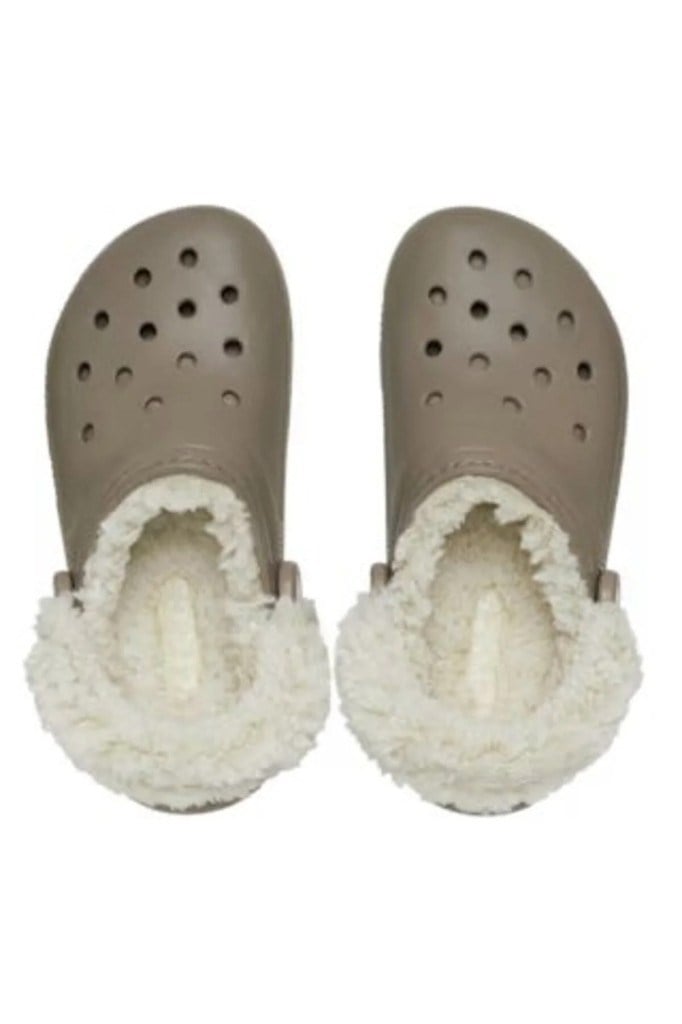 CROCS 211396-CLSC FLC LINED CG 195-MUSHROOM KADIN TERLİK