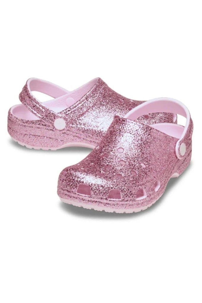 CROCS 211939-CHUNKY GLITTER K 6ZW-PINK ÇOCUK TERLİK
