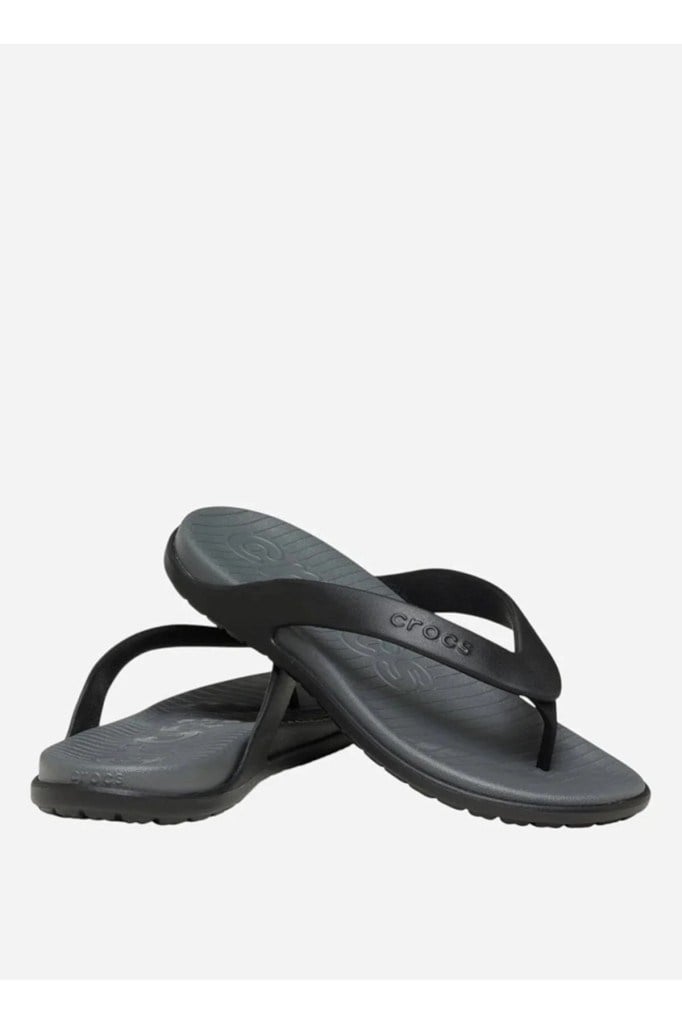 CROCS 212035-COAST FLIP 0DD-BLACK/SLATE PARMAK ARASI ERKEK TERLİK