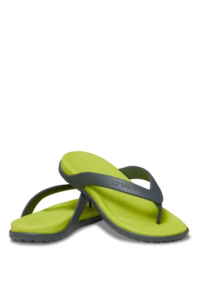 CROCS 212035-COAST FLIP 0GG-SLATE GREY PARMAK ARASI ERKEK TERLİK
