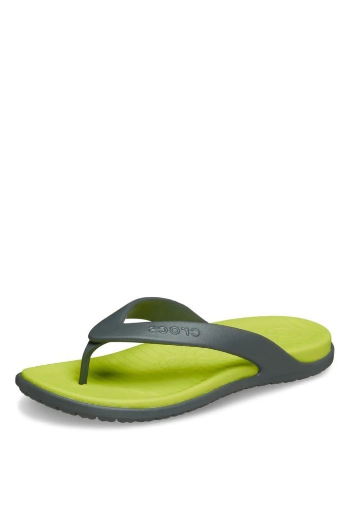 CROCS 212035-COAST FLIP 0GG-SLATE GREY PARMAK ARASI ERKEK TERLİK