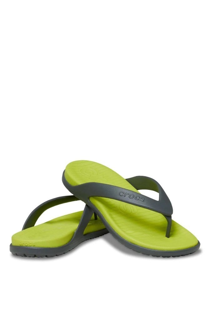 CROCS 212035-COAST FLIP 0GG-SLATE GREY PARMAK ARASI ERKEK TERLİK